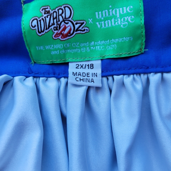 Unique Vintage X The Wizard Of Oz Yellow Brick Road Swing Skirt, VGUC, Size 2X - Picture 7 of 9